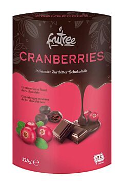 Cranberries in Zartbitterschokolade 125 g