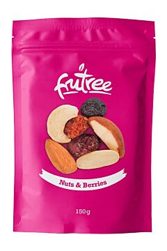 Zmes jadier orechov (50%) a presladených bobuľových plodov 150 g priamo od výrobcu Fru'Tree