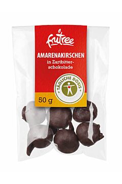 Amarenakirschen in Zartbitterschokolade 50 g | 5 Stück